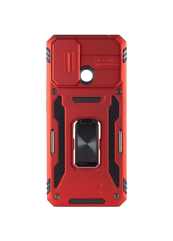 Ударостійкий чохол Camshield Army Кільце для Xiaomi Redmi 10C Червоний Epik (372499692)