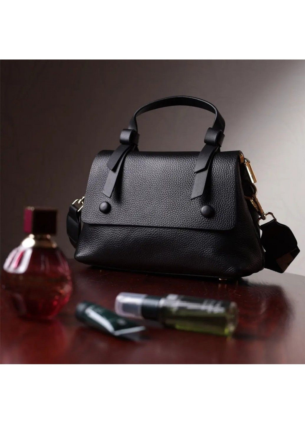 Молодежная женская кожаная сумка через плечо 22670 Vintage (298793395)