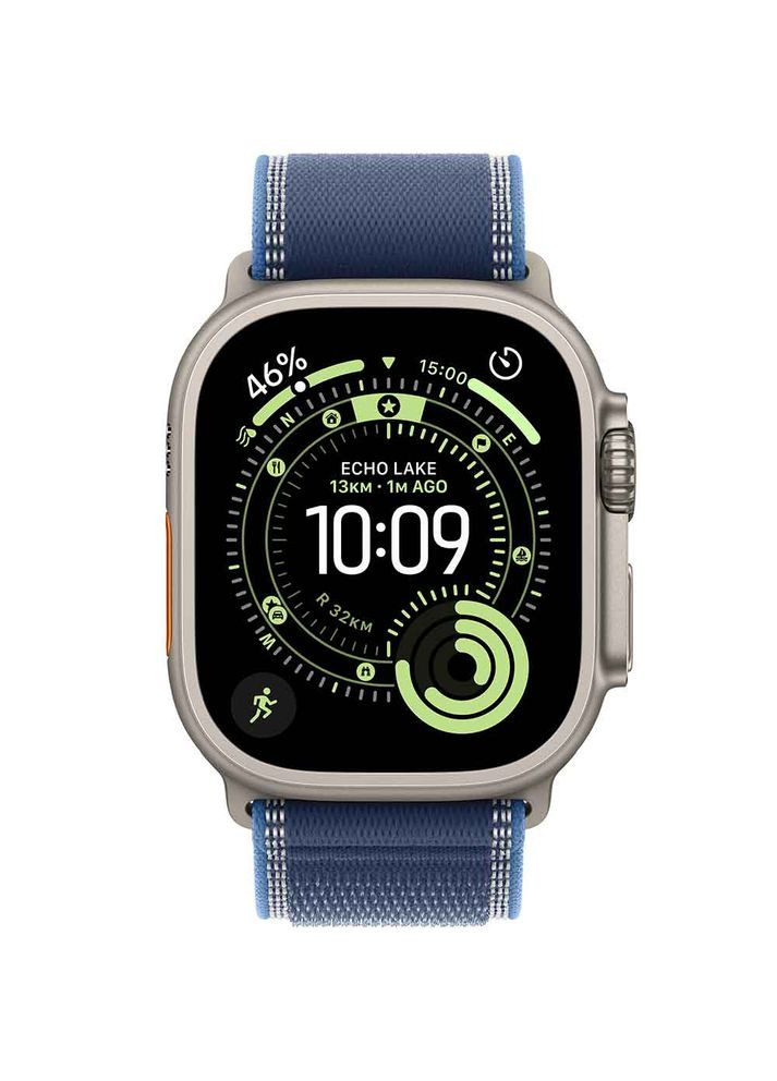 Смарт-часы Watch Ultra 3 GPS + Cellular 49mm Natural Titanium Case with Blue/Bright Blue Trail Loop - M/L (MEWU4QP/A) Apple (362209055)