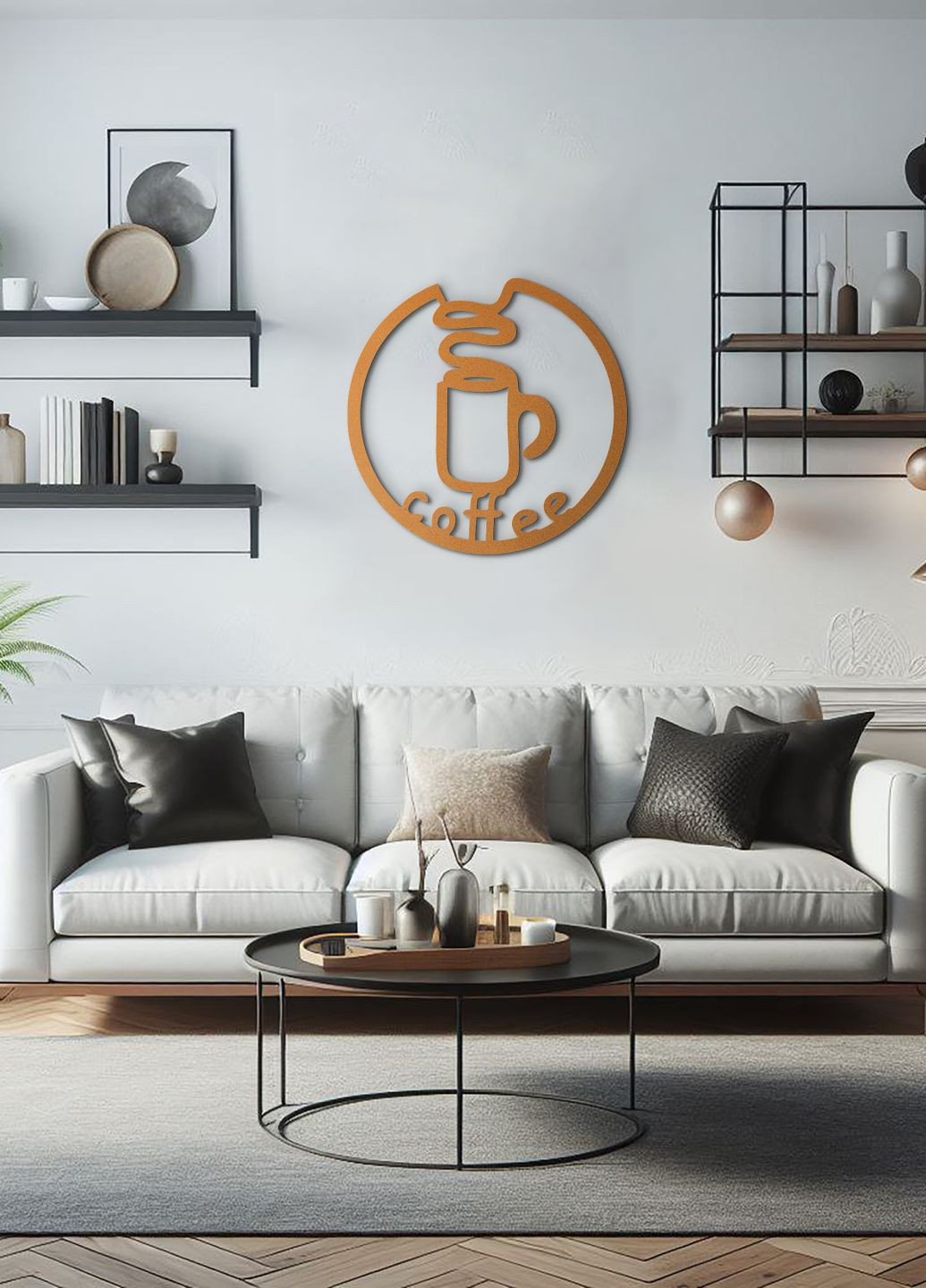 Сучасна картина на кухню, декор для кімнати "Дріп кава", мінімалістичний стиль 25х25 см Woodyard (291842641)