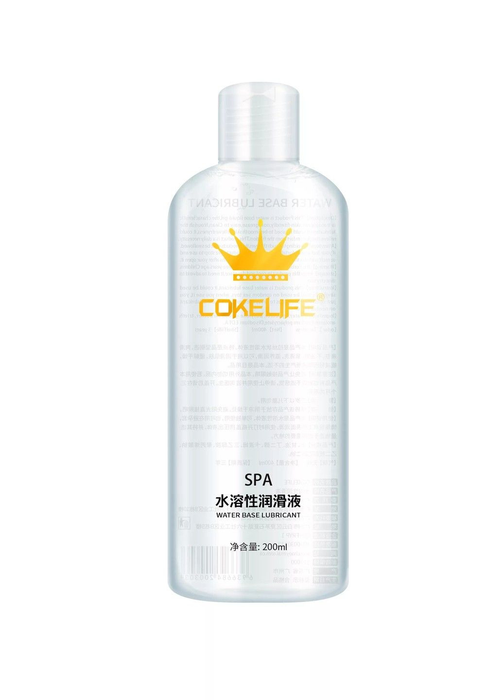 Интимная гель-смазка на водной основе 200 мл. CokeLife (284279533)