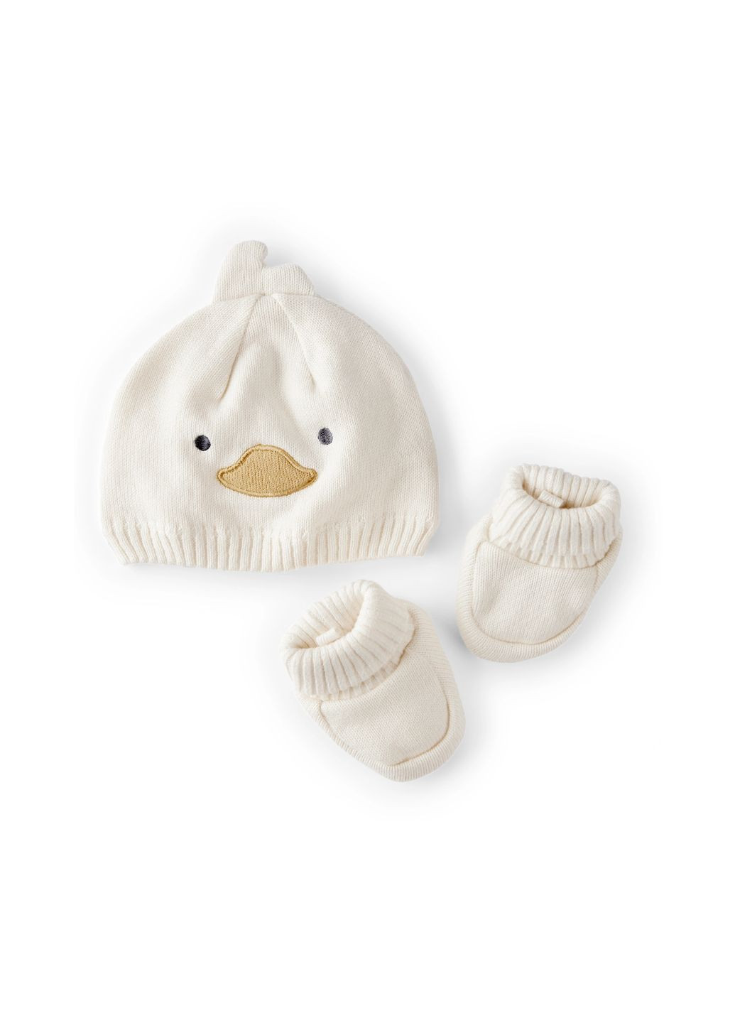 Комплект 2в1 шапка, пінетки унісекс 46-61 см (1T003810_NB-3M) Carter's (370369707)