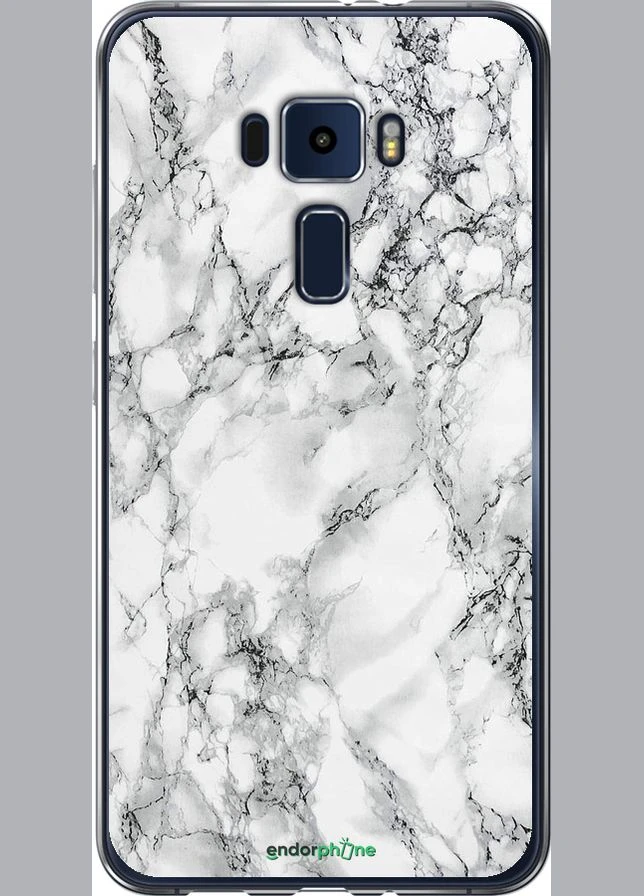 Чехол на Asus Zenfone 3 ZE552KL Мрамор белый "4480u-448-70447" Endorphone (366428982)