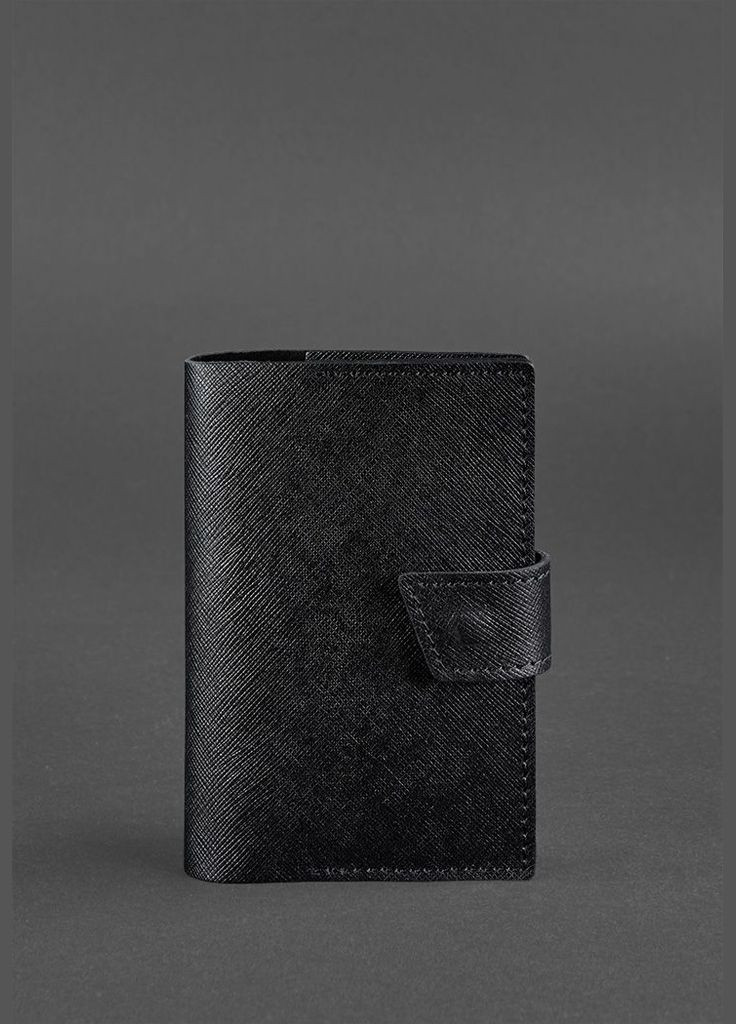 Шкіряна обкладинка для паспорта 4.0 чорна Blackwood (A-026538) BlankNote (329742889)