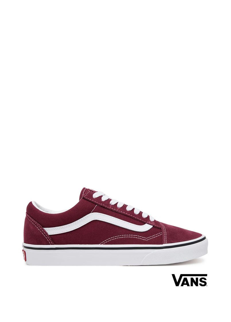 Бордовые женские кеды vn000cr5zcf1 бордовый замша Vans