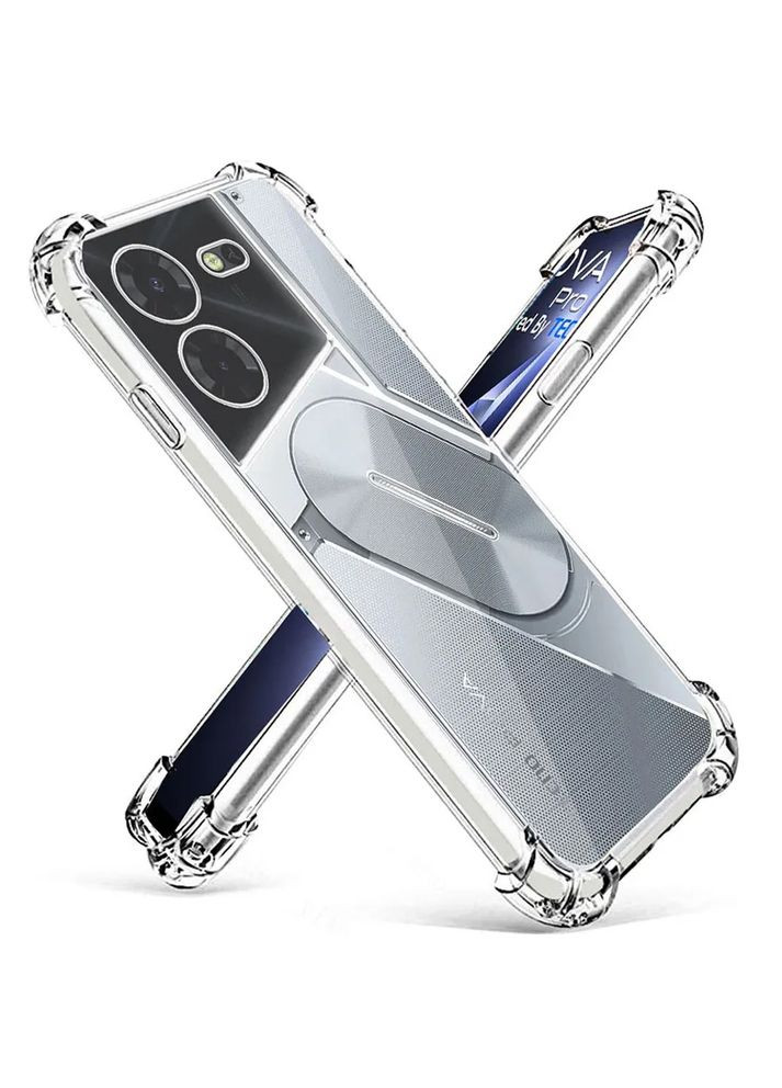 Чехол-накладка Anti-Shock для Tecno Pova 5 Pro 5G (LH8n) Clear (711780) BeCover (351559856)