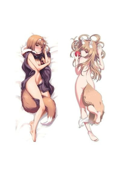Дакімакура 50х150 см Вовчиця та пряності Spice and Wolf Подушка з наволочкою двухстороння Viva (346057963)