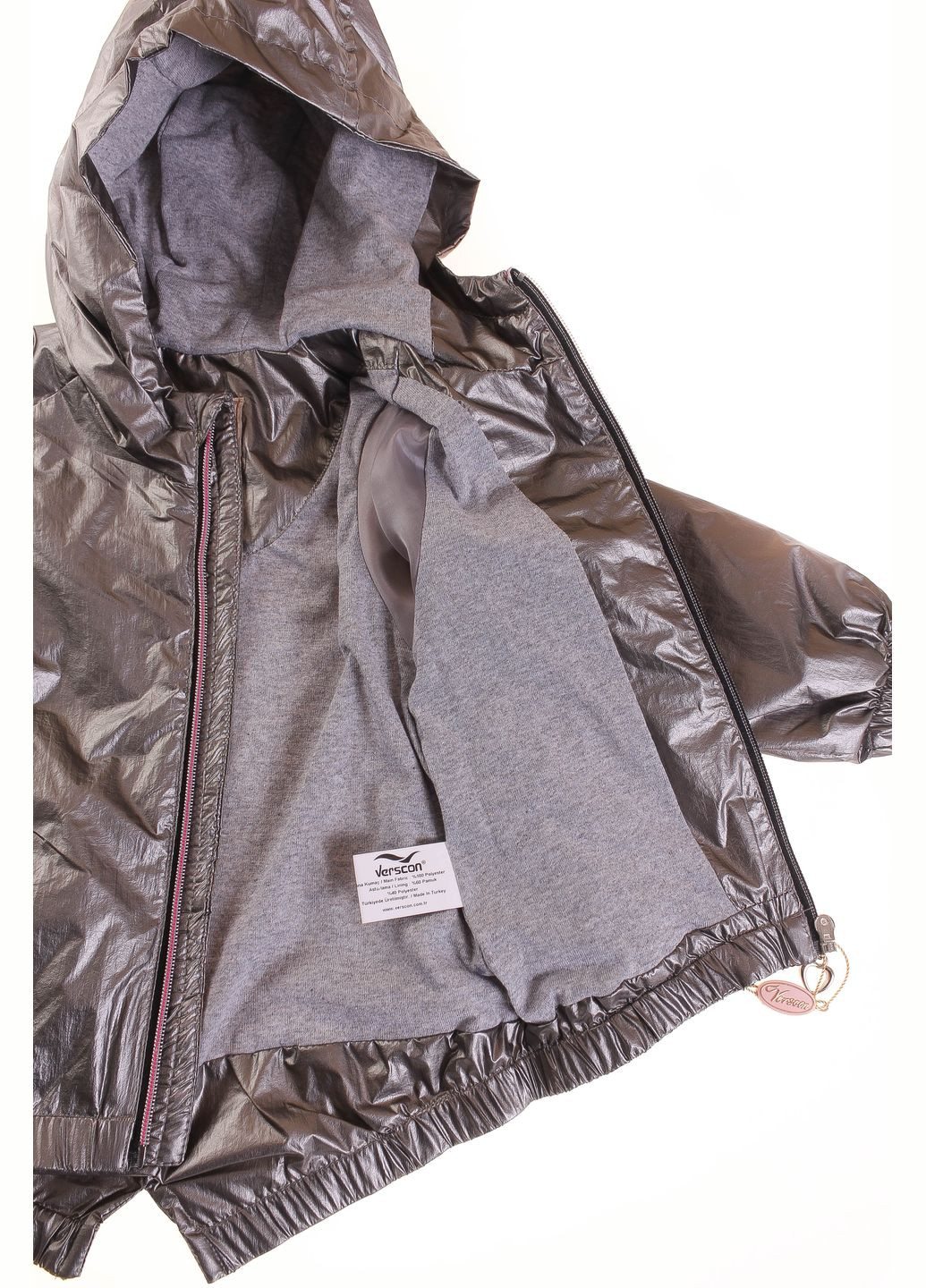 Серая демисезонная ветровка Verscon