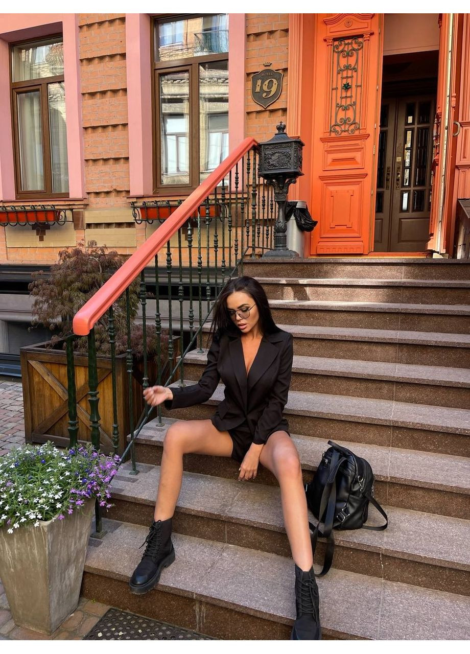 Костюм (жакет, спідниця-шорти), колір Чорний No Brand (361245805)