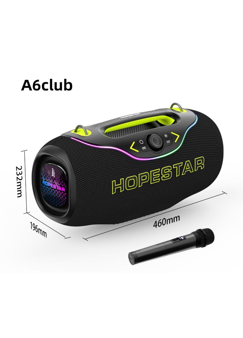 Портативная Bluetooth-колонка A6 Club Blue Hopestar (365290546)