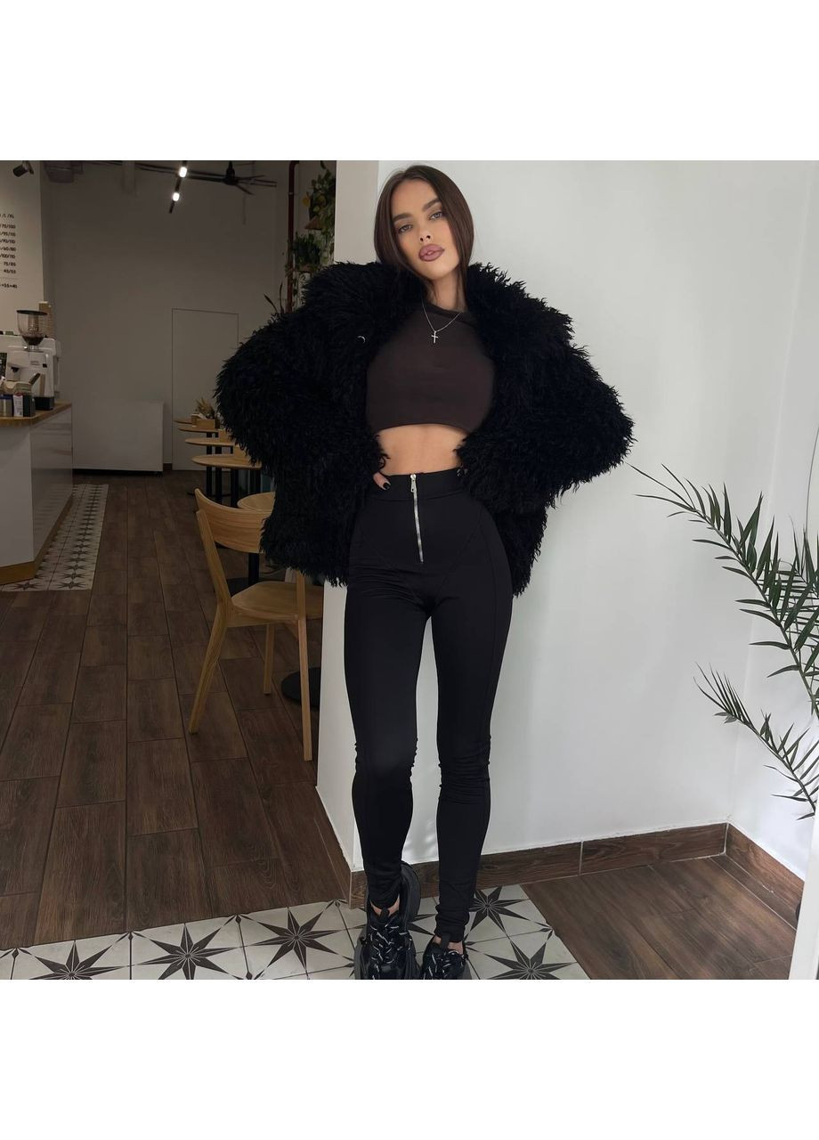 Женские леггинсы с имитацией на флисе Osoblyva (369328156)