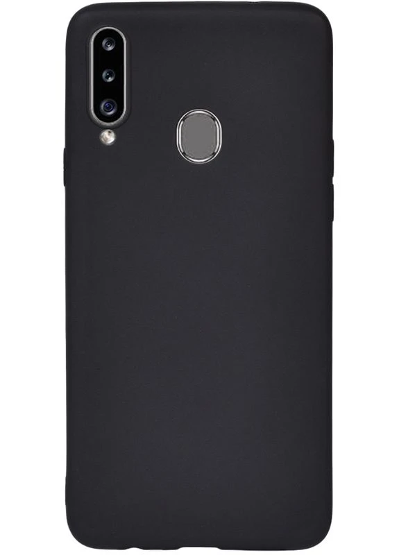 Чехол-накладка 1mm Matt TPU Case Samsung Galaxy A20s Black Toto (301783999)