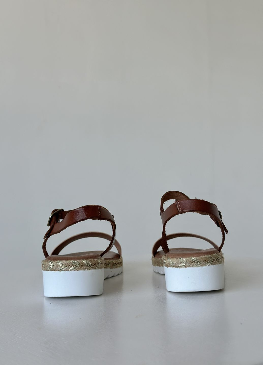 Золотые босоножки женские кожаные Presso