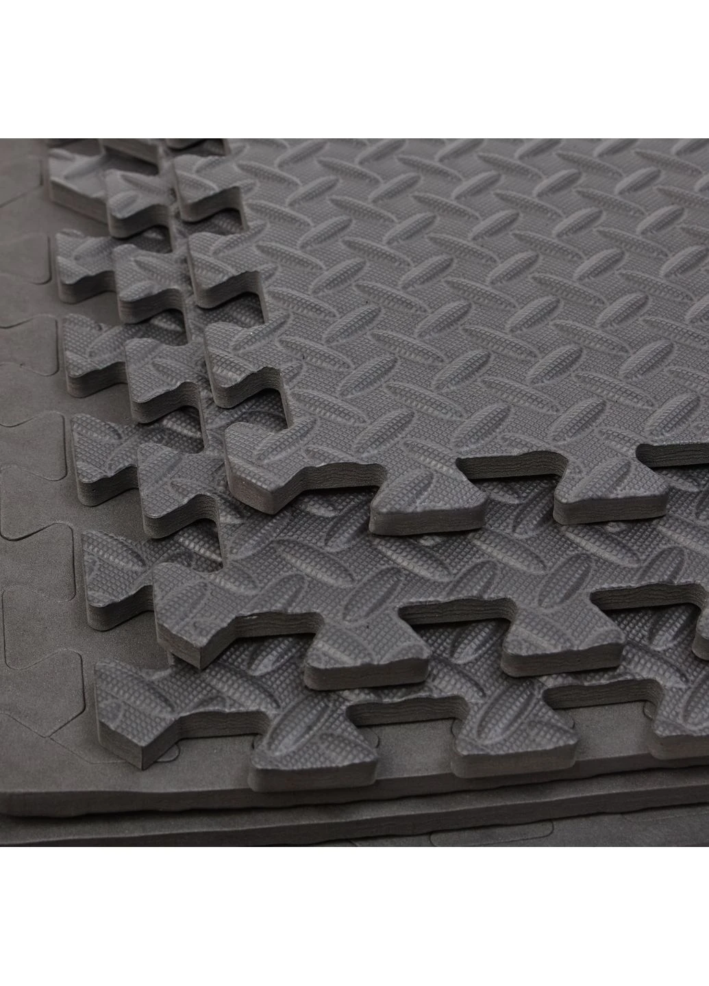 Fitness Interlocking mat / Пазл мат (однокол.) Size: 60*60*1cm Set of 6 (Material: EVA) TOP1710024, TECOFIT (370439632)