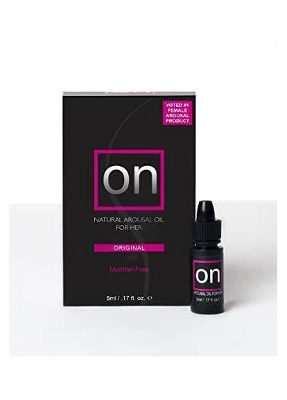 Вібруюче масло для жінок ON Natural Arousal Oil Original, 5 мл Sensuva (303893493)