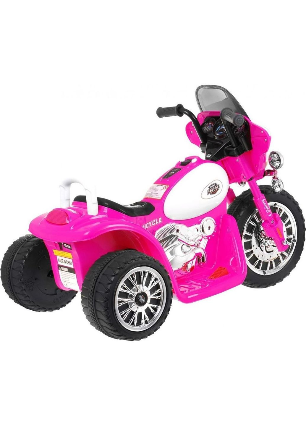 Детский аккумуляторный мотоцикл PA.JT568.ROZ розовый Ramiz (364233692)