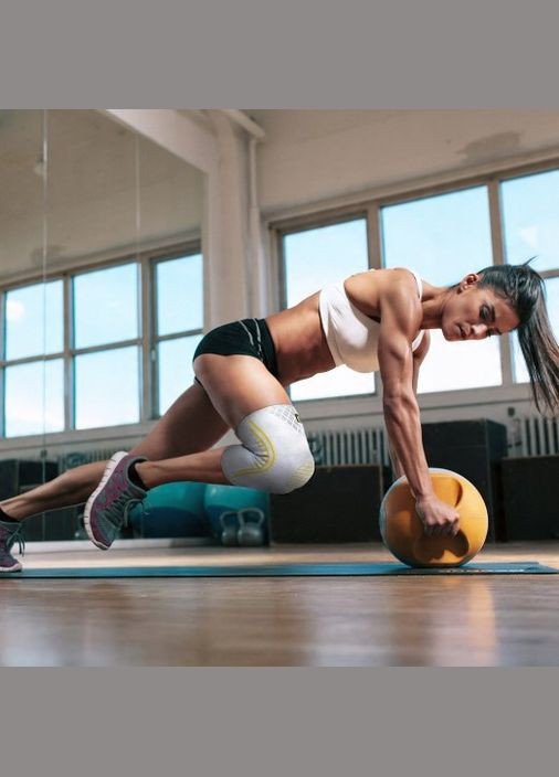 Бандаж наколінник для захисту та розвантаження колінного суглоба для чоловіка KE92 чорний Bracoo (362210123)