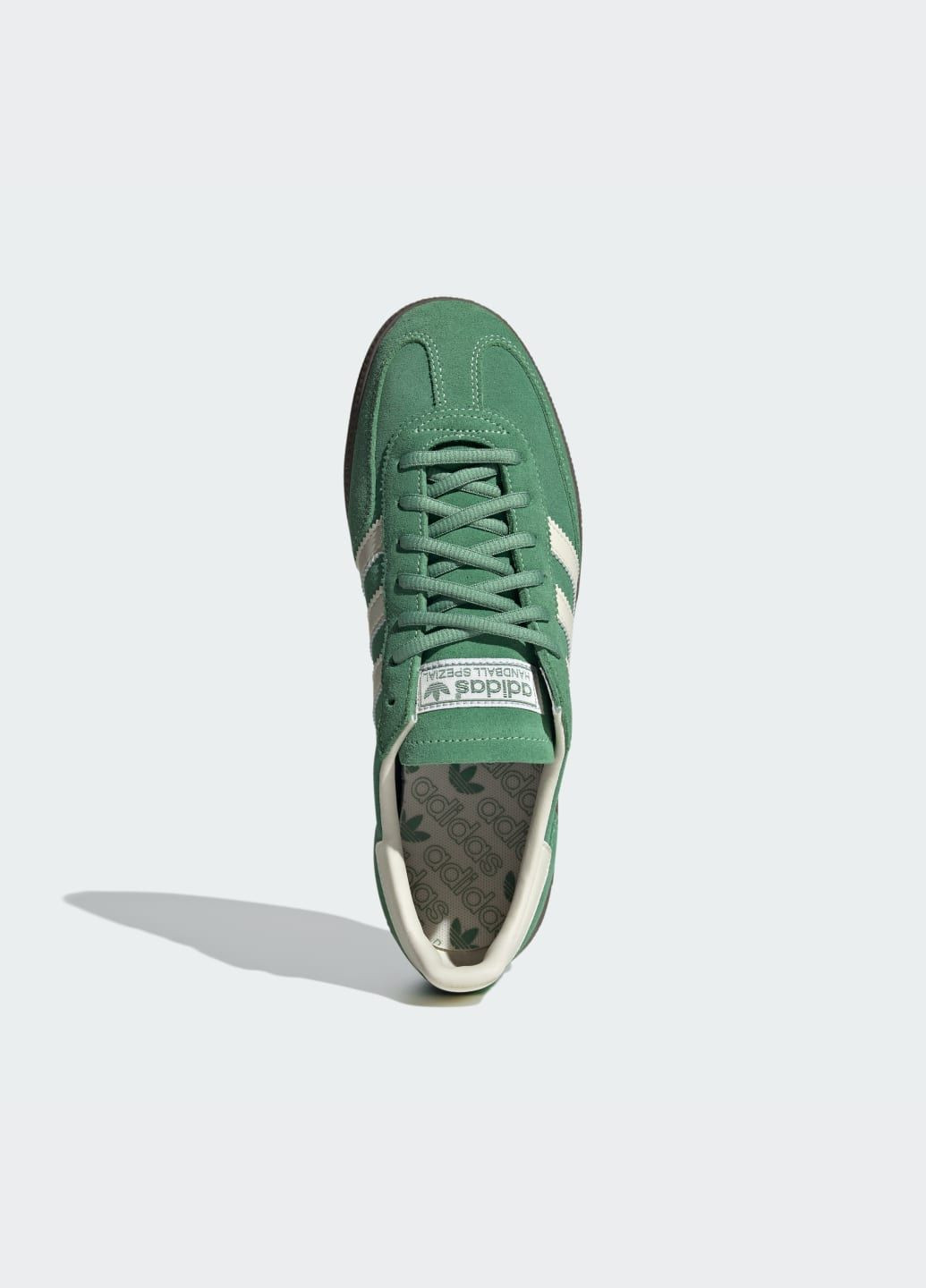 Зеленые летние кроссовки handball spezial adidas