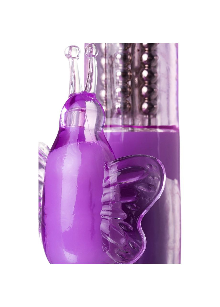 Вібратор із кліторальним стимулятором A-Toys High-Tech Fantasy фіолетовий ToyFa (315631781)