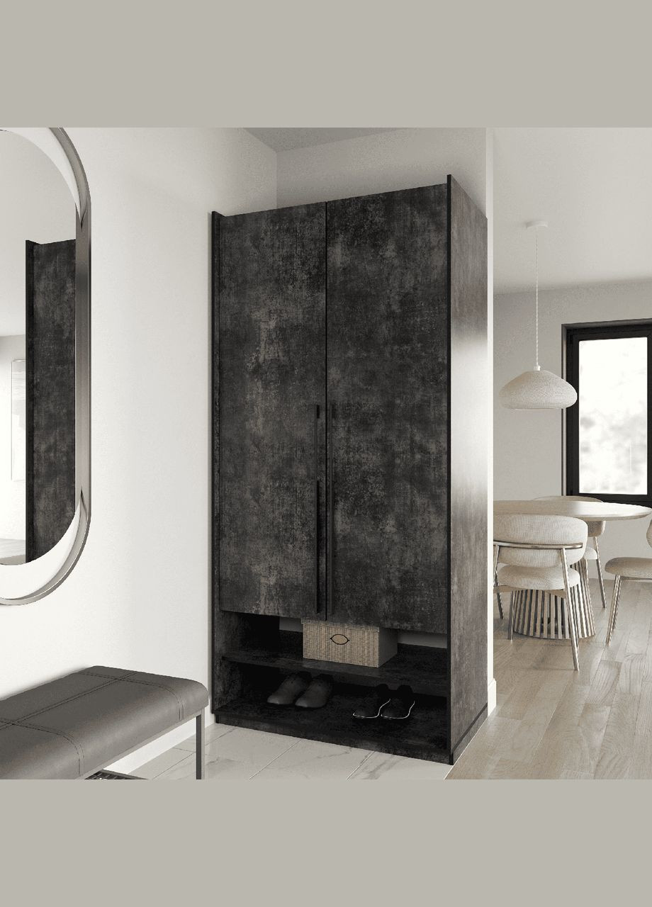 Шафа розпашна з трубою на 2 дверки та шухлядами R-0004 від MORELI (335424118)