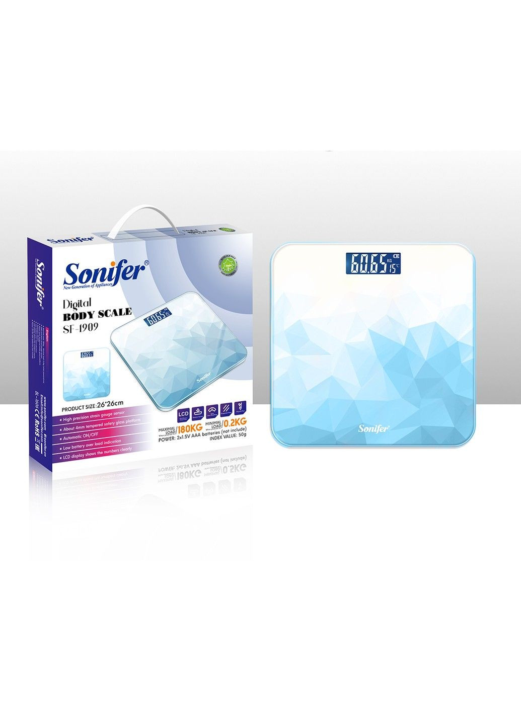 Ваги підлогові SF-1909 blue Sonifer (313612027)