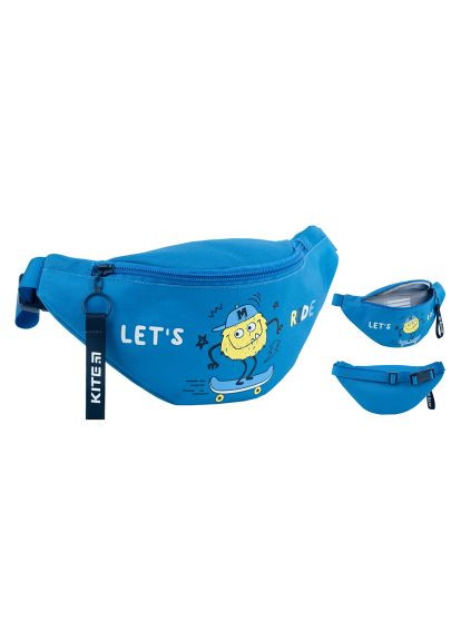 Сумка-бананка Let's Ride Синя (K24-2577-2) Kite Let&apos;s Ride Синя (366522344)