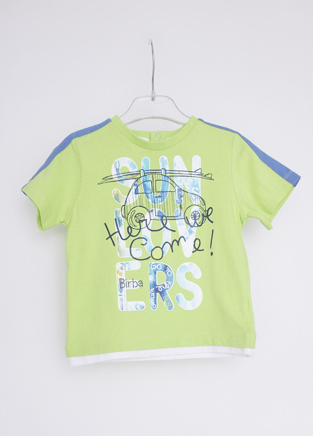 Салатовая летняя футболка салатовый Birba