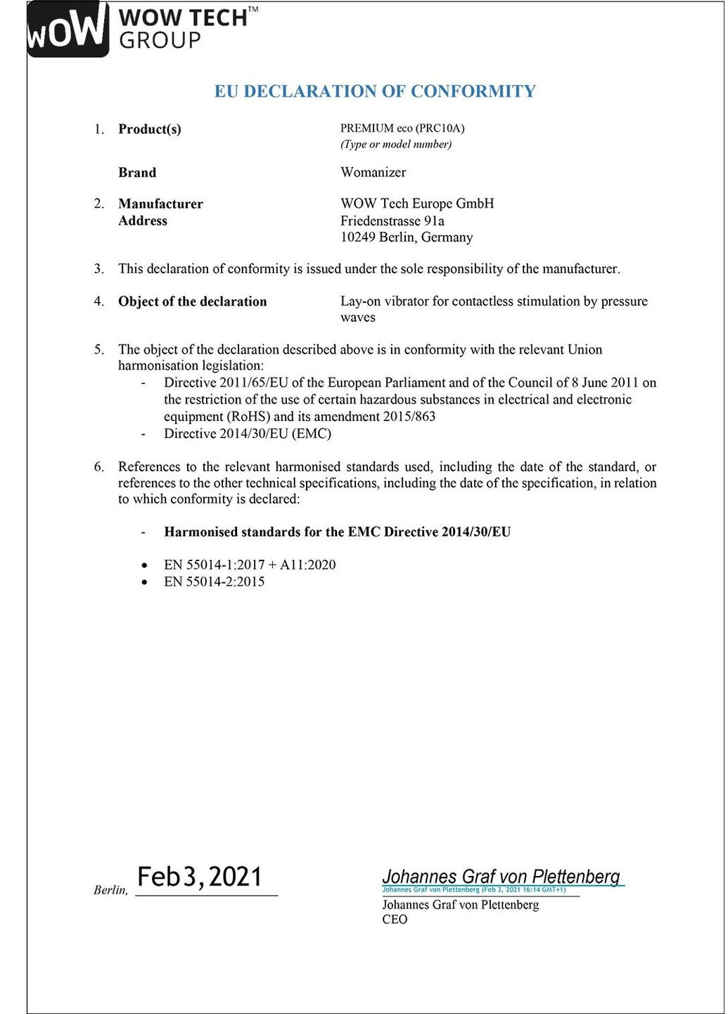 Кліторальний стимулятор Pro W-500, червоний Womanizer (331169613)