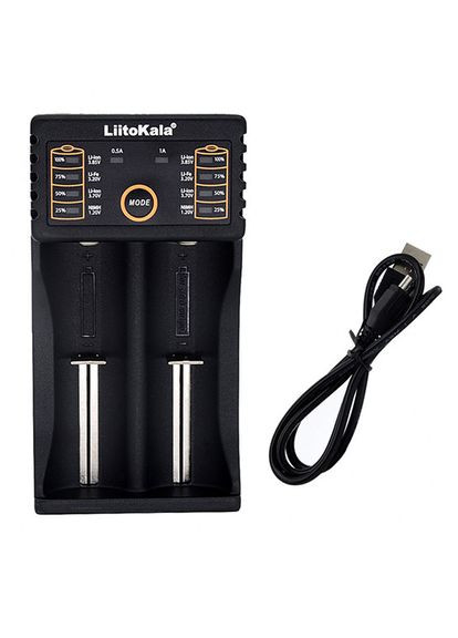 Зарядное устройство (блок питания/адаптер) Lii202 универсальное, 18650/26650/AA/AAA/Да других, USB LiitoKala (305835729)