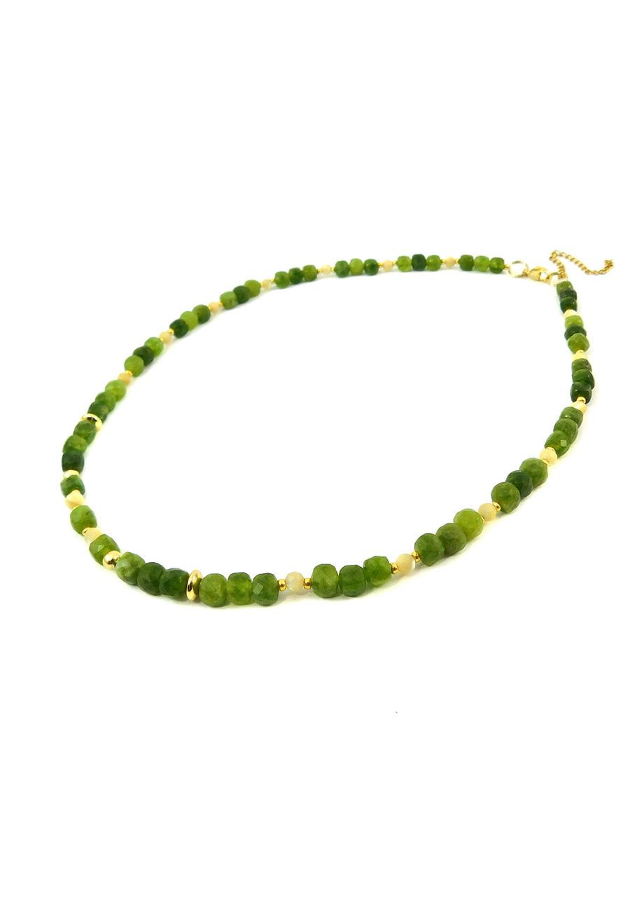 Бусы "Архитектура" Жадеит, Перламутр Fursa fashion (324211179)