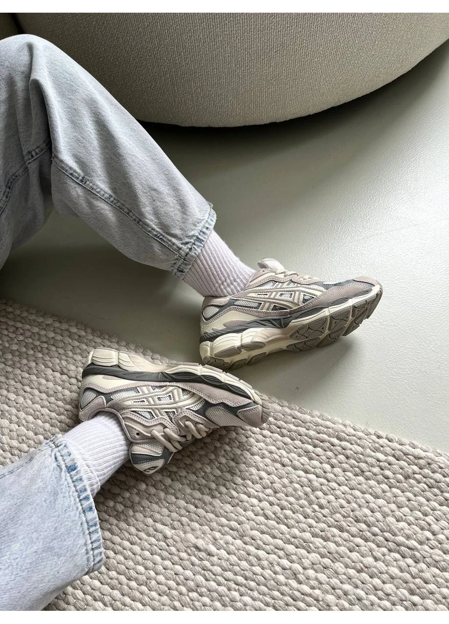 КРОСІВКИ ЖІНОЧІ ASICS GEL NYC WHITE GREY АСІКС ГЕЛЬ НЮК БІЛІ No Brand білі демісезони (392002478)