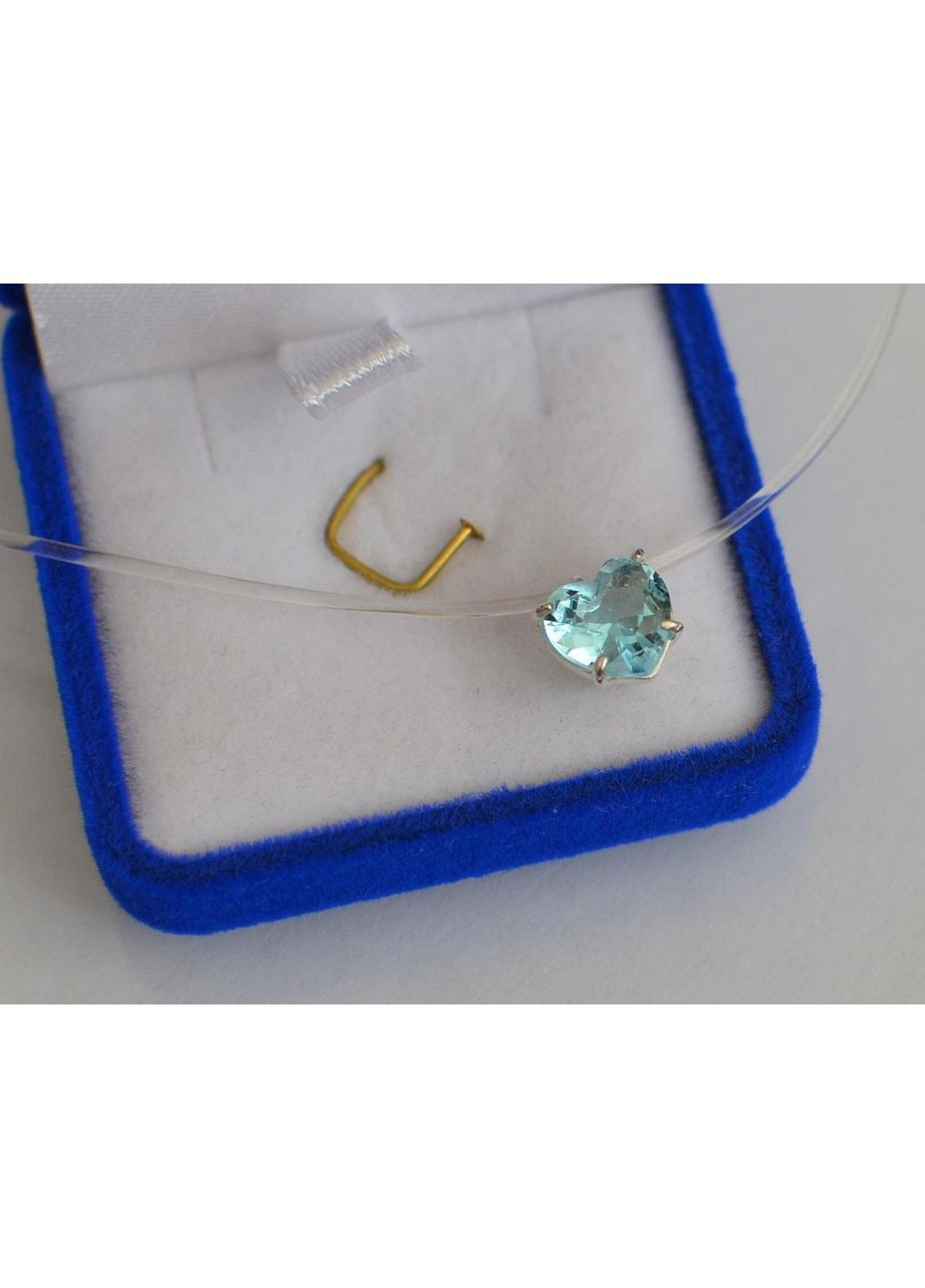 Підвіска срібна серце на лісці Silver Style (367112233)