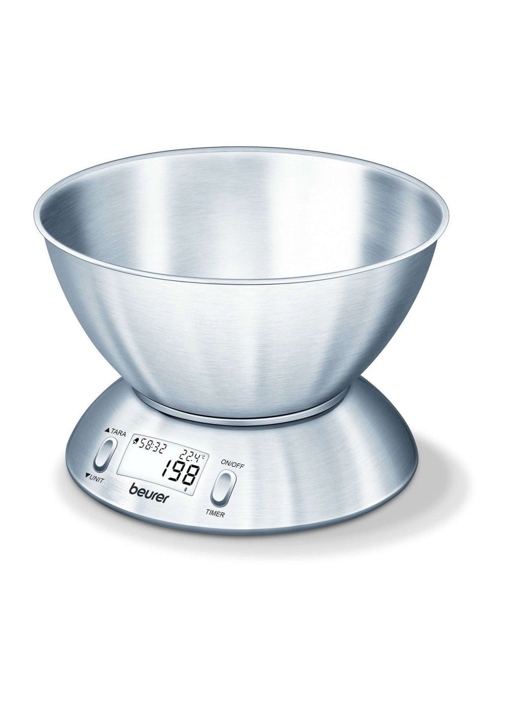 Весы кухонные KS 54 1.5 л серебристые Beurer (372026491)