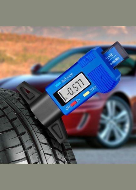 Цифровой измеритель глубины протектора шин iCarPro с синим LED-дисплеем (NH050839) Zero (349844183)