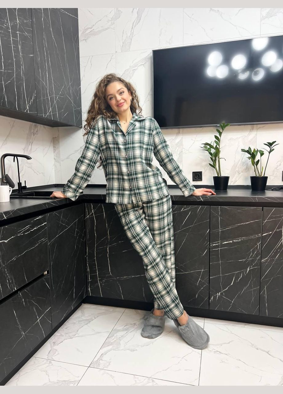 Зелена всесезон жіноча піжама L&L