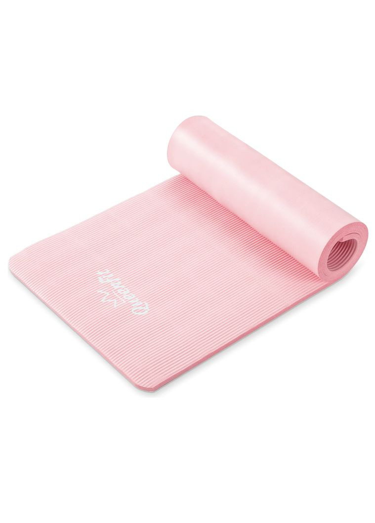 Коврик (мат) для фитнеса NBR 1,5см розовый Queenfit (361952757)