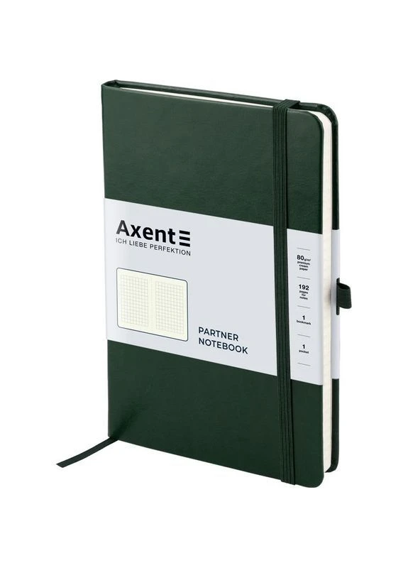 Книга записная Partner Lux, 125*195, 96 л, кл, зел (Срок доставки до 10 дней!) MIC (385981716)
