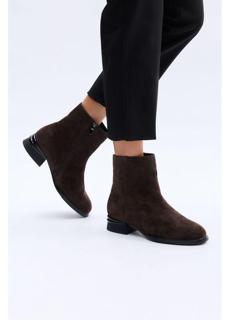 Зимние ботинки 204219 ALLSY из натуральной замши