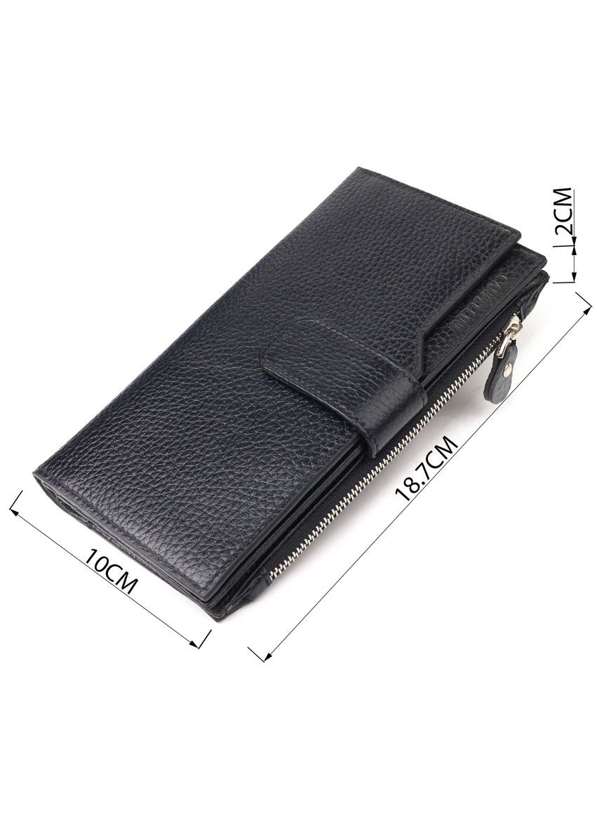 Жіночий вертикальний гаманець з натуральної шкіри 21641 Canpellini (331908174)