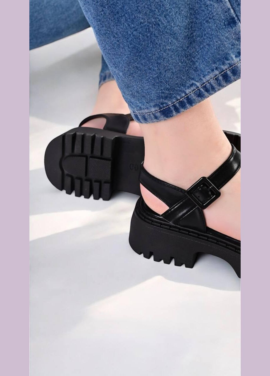 Босоніжки жіночі рожеві з чорним Seven Босоніжки жіночі літні (331765964)