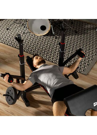 Скамейка тренировочная HS-1075 Pro с партой Скотта Hop-Sport (365718047)