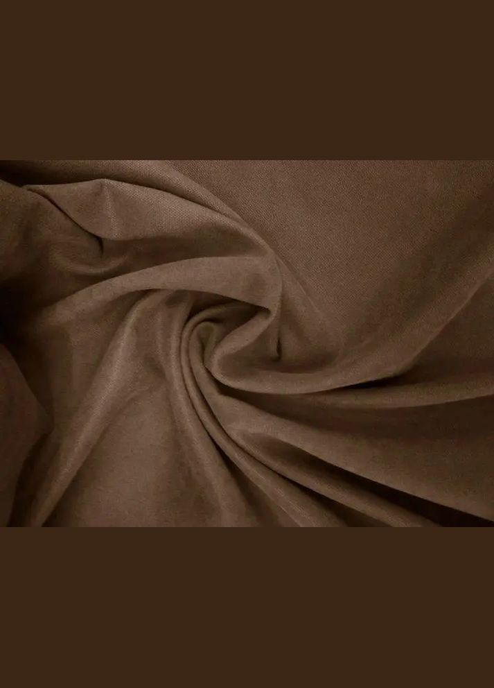 Комплект штор мікровелюр коричневі 200х270 2 шт. NOW BRAND (346058035)