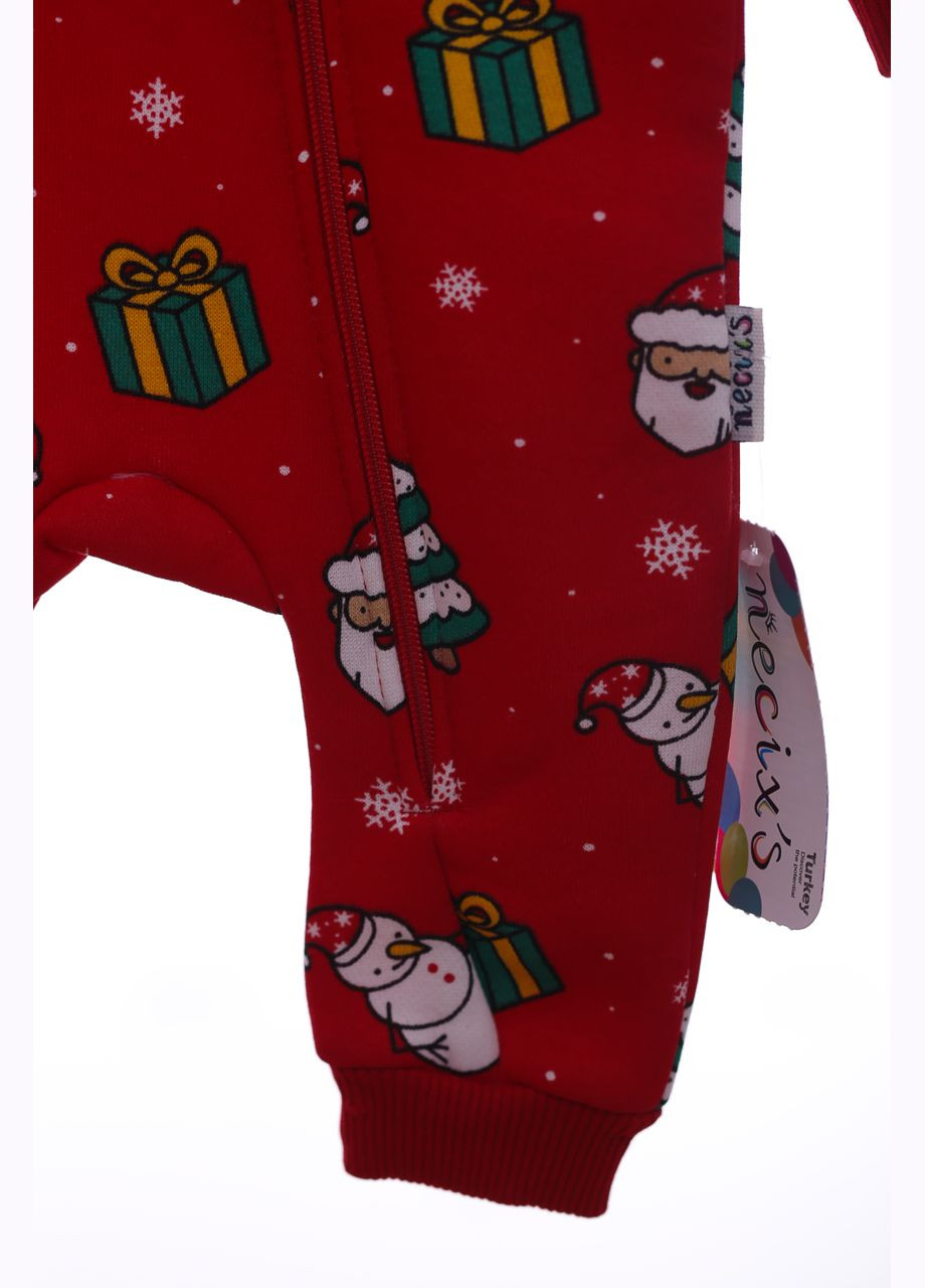 Человечек на флисе Подарочек красный Necixc 68 см (44656) BABYKROHA (297198401)