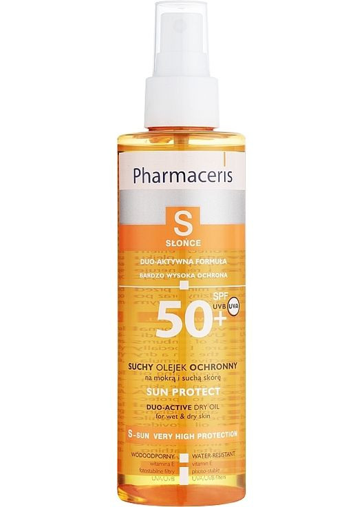 Сонцезахисна олія S Protective Dry Oil SPF50 200ml (252347-31157875) Pharmaceris (368622661)