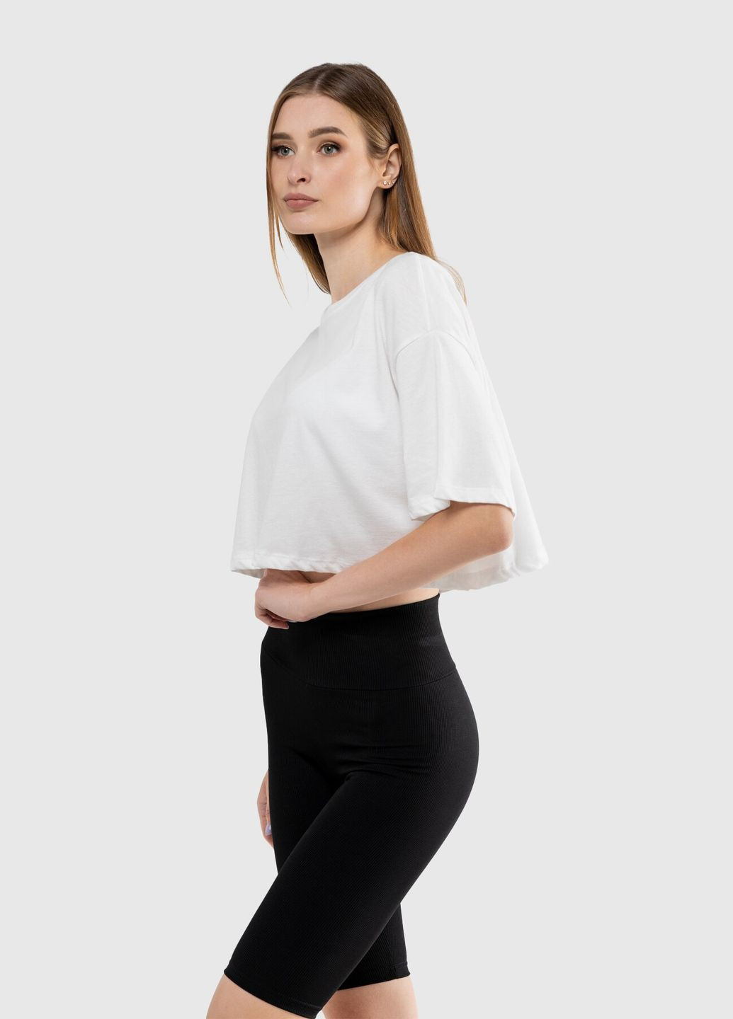 Велосипедки однотонные женские CTM WBC02314 Черный shop (2000989942146) LAWA (329057695)