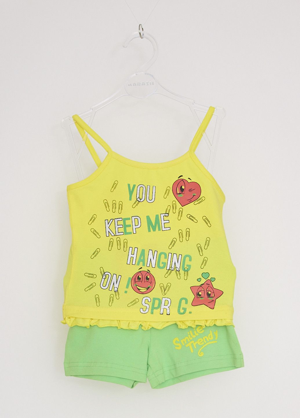 Салатовий літній костюм салатовий Sprint