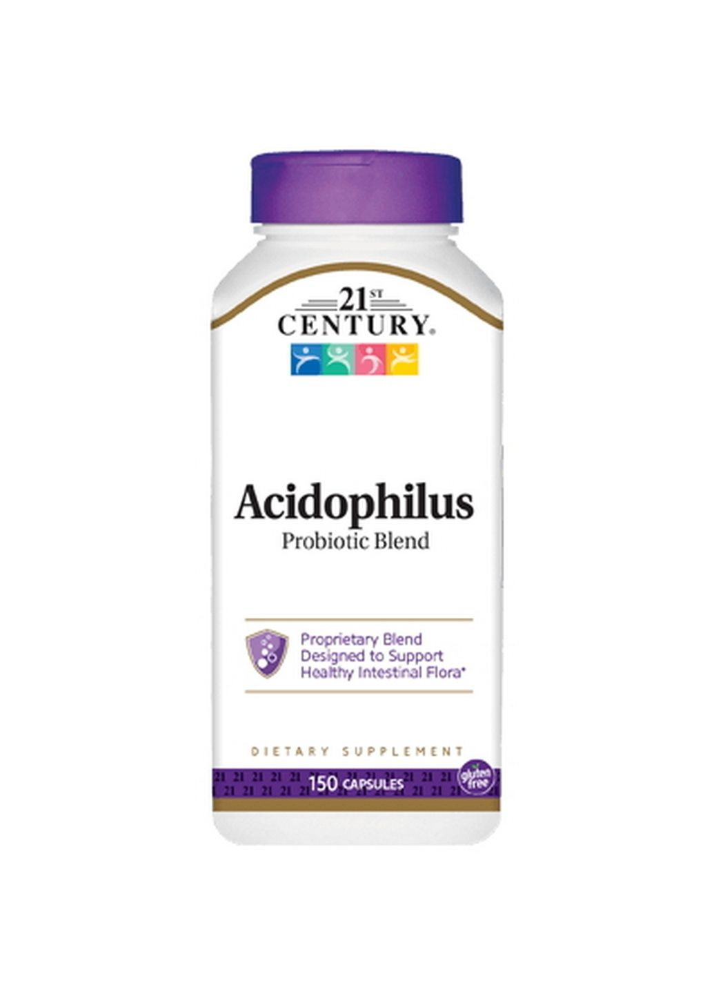 Пробиотики и пребиотики Acidophilus Probiotic Blend, 150 капсул 21st Century (293342759)