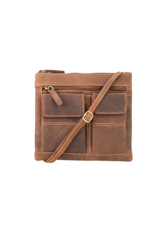 Сумка 18608 Slim Bag Oil Tan (18608 OIL TAN) Visconti (396992730)