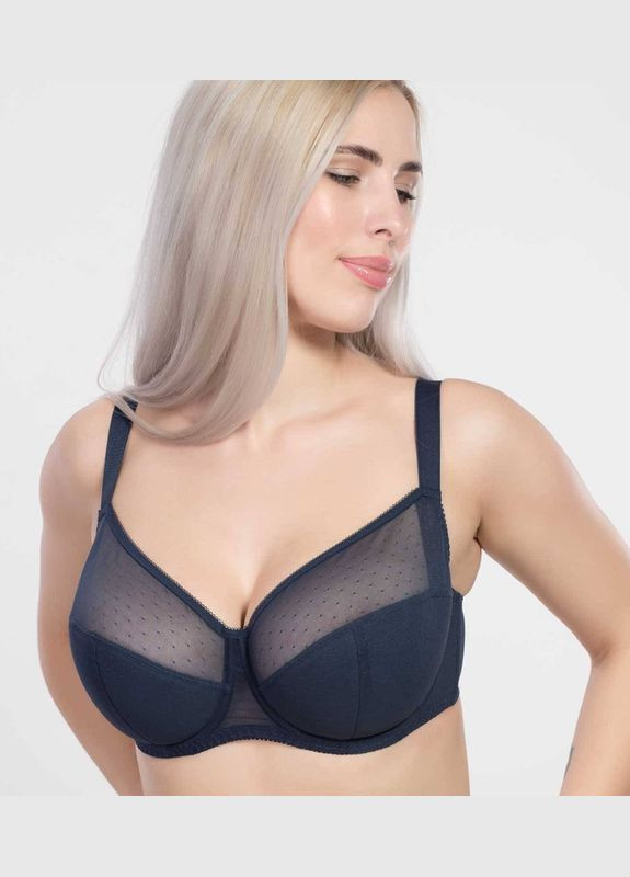 Синій бюстгальтер на кісточках з напівм'якою чашкою Elita з кісточками