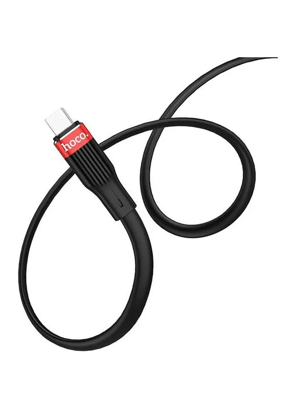 USB Cable U72 Forest Silicone Type-C Black 1.2m Hoco (271824170)
